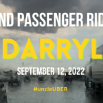 Darryl 2nd Passenger Ride on September 12, 2022