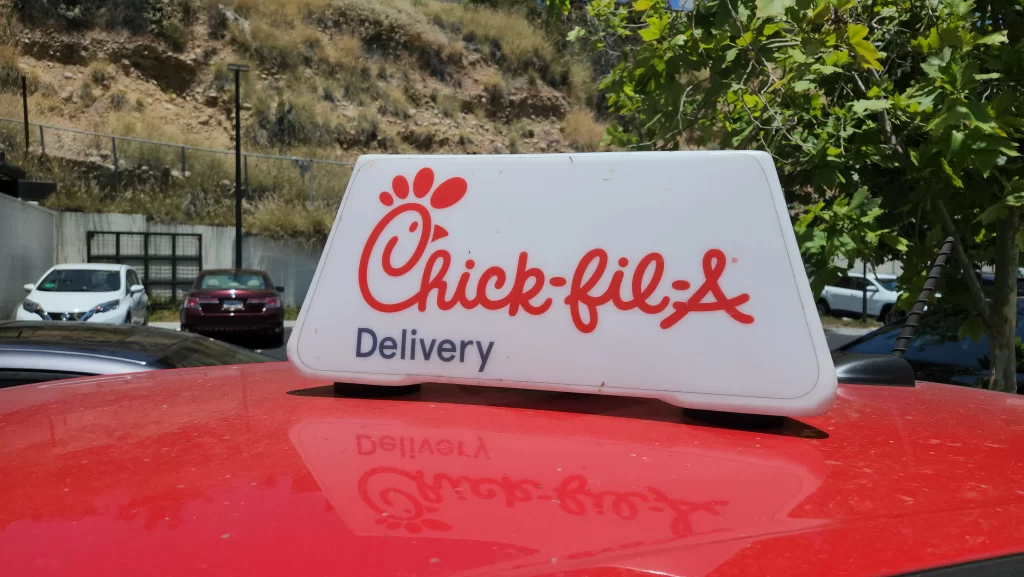 uber eats chickfila food delivery